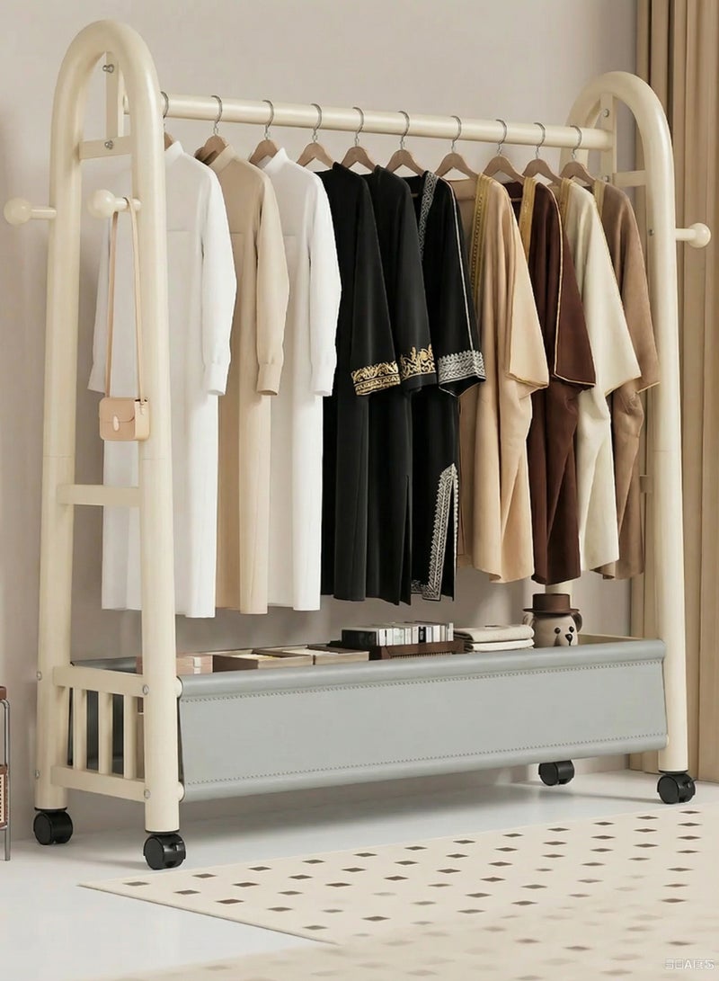 يلا اكس رف ملابس معدني قوي  – ستاند ملابس للتخزين وتعليق الملابس، حامل ملابس للمساحات الصغيرة وغرفة النوم - Image 2